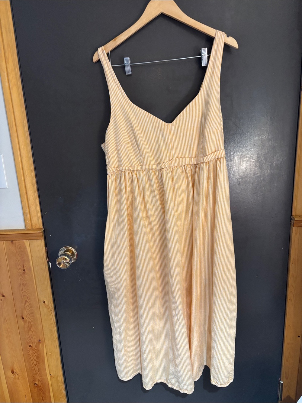Joe Fresh Yellow Striped Girls' Sundress Romper